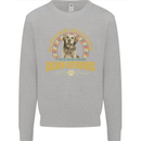 A Retriever Dog Mens Sweatshirt Jumper Sports Grey