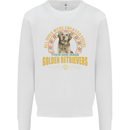 A Retriever Dog Mens Sweatshirt Jumper White