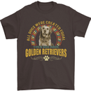 A Retriever Dog Mens T-Shirt 100% Cotton Dark Chocolate