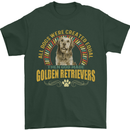 A Retriever Dog Mens T-Shirt 100% Cotton Forest Green