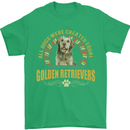 A Retriever Dog Mens T-Shirt 100% Cotton Irish Green