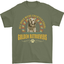 A Retriever Dog Mens T-Shirt 100% Cotton Military Green