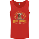 A Retriever Dog Mens Vest Tank Top Red