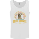 A Retriever Dog Mens Vest Tank Top White