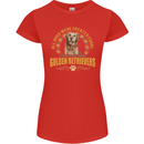 A Retriever Dog Womens Petite Cut T-Shirt Red