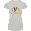 A Retriever Dog Womens Petite Cut T-Shirt Sports Grey