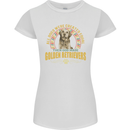 A Retriever Dog Womens Petite Cut T-Shirt White