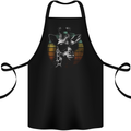 A Retro Giraffe Cotton Apron 100% Organic Black