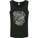 A Rock n Roll Design Mens Vest Tank Top Black