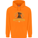 A Rottweiler Dog Childrens Kids Hoodie Orange