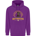 A Rottweiler Dog Childrens Kids Hoodie Purple