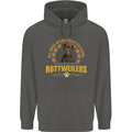 A Rottweiler Dog Childrens Kids Hoodie Storm Grey