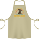 A Rottweiler Dog Cotton Apron 100% Organic Khaki