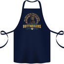 A Rottweiler Dog Cotton Apron 100% Organic Navy Blue