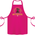 A Rottweiler Dog Cotton Apron 100% Organic Pink