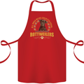 A Rottweiler Dog Cotton Apron 100% Organic Red