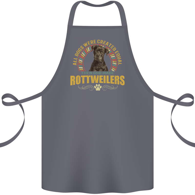 A Rottweiler Dog Cotton Apron 100% Organic Steel