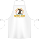 A Rottweiler Dog Cotton Apron 100% Organic White