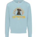 A Rottweiler Dog Kids Sweatshirt Jumper Light Blue