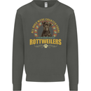 A Rottweiler Dog Kids Sweatshirt Jumper Storm Grey