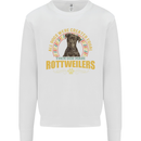 A Rottweiler Dog Kids Sweatshirt Jumper White