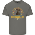 A Rottweiler Dog Kids T-Shirt Childrens Charcoal