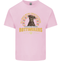 A Rottweiler Dog Kids T-Shirt Childrens Light Pink
