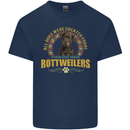A Rottweiler Dog Kids T-Shirt Childrens Navy Blue
