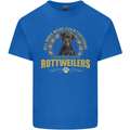 A Rottweiler Dog Kids T-Shirt Childrens Royal Blue