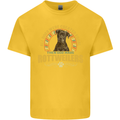 A Rottweiler Dog Kids T-Shirt Childrens Yellow