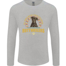 A Rottweiler Dog Mens Long Sleeve T-Shirt Sports Grey