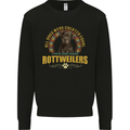A Rottweiler Dog Mens Sweatshirt Jumper Black