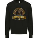 A Rottweiler Dog Mens Sweatshirt Jumper Black