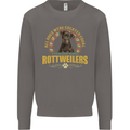 A Rottweiler Dog Mens Sweatshirt Jumper Charcoal