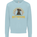 A Rottweiler Dog Mens Sweatshirt Jumper Light Blue