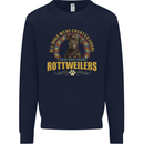 A Rottweiler Dog Mens Sweatshirt Jumper Navy Blue