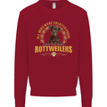 A Rottweiler Dog Mens Sweatshirt Jumper Red