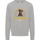 A Rottweiler Dog Mens Sweatshirt Jumper Sports Grey