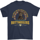 A Rottweiler Dog Mens T-Shirt 100% Cotton Navy Blue