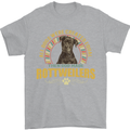 A Rottweiler Dog Mens T-Shirt 100% Cotton Sports Grey
