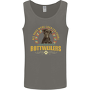 A Rottweiler Dog Mens Vest Tank Top Charcoal