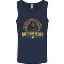 A Rottweiler Dog Mens Vest Tank Top Navy Blue