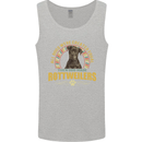 A Rottweiler Dog Mens Vest Tank Top Sports Grey