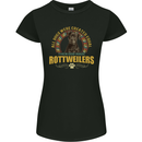 A Rottweiler Dog Womens Petite Cut T-Shirt Black