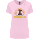 A Rottweiler Dog Womens Wider Cut T-Shirt Light Pink