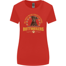 A Rottweiler Dog Womens Wider Cut T-Shirt Red