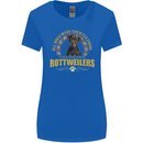 A Rottweiler Dog Womens Wider Cut T-Shirt Royal Blue