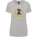 A Rottweiler Dog Womens Wider Cut T-Shirt Sports Grey