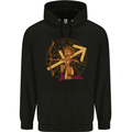 A Sagittarius Female Archer Star Sign Zodiac Childrens Kids Hoodie Black