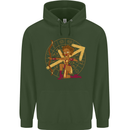 A Sagittarius Female Archer Star Sign Zodiac Childrens Kids Hoodie Forest Green